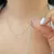 CADENA RODINADA CON DIJE CUBIC Y ESMALTE - comprar online