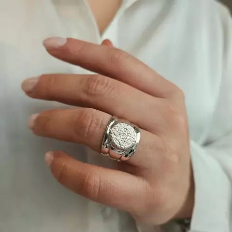 ANILLO MEDALLA SAN BENITO REDONDA