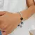 PULSERA DE PIEDRAS NATURALES Y CADENA