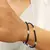 PULSERA DE GAMUZA Y PLATA