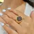 ANILLO CON CUBIC NEGRO