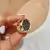 ANILLO CON CUBIC NEGRO - comprar online