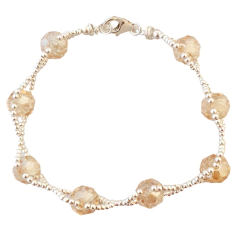 Imagen de PULSERA TEJIDA DE CRISTAL