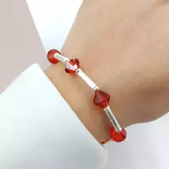 PULSERA ELASTIZADA CON CRISTAL SW