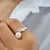 ANILLO CON PERLA Y CUBIC