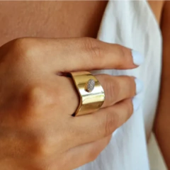 ANILLO LISO CON MICROPAVE