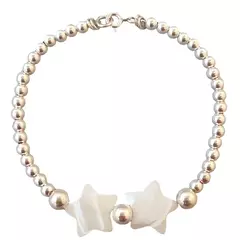 PULSERA CON ESTRELLAS DE NACAR - comprar online