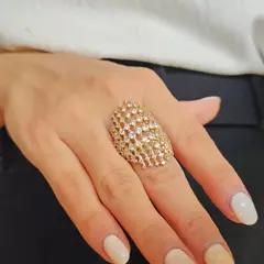 ANILLO CON CUBIC Y MICROPAVE