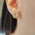 CADENA CON DIJE CUBIC MICROPAVE Y AROS - comprar online