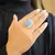 ANILLO EXCLUSIVO CON OPALO CELESTE