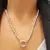 CADENA CON CRISTAL DE ROCA DOBLE MARINERO - EUFROSINA JOYAS