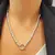 CADENA CON CRISTAL DE ROCA DOBLE MARINERO - EUFROSINA JOYAS