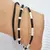 PULSERA GAMUZA Y PLATA - EUFROSINA JOYAS