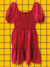 Vestido Laís - Vermelho - comprar online