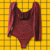 Body Lindy - Vermelho Lurex - comprar online