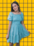 Vestido Laís - Azul Bebê