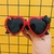 Óculos Infantil - Coração Kitty Vermelho com preto - comprar online