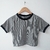 Cropped Listras - Preto - comprar online
