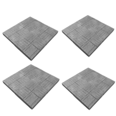 Kit tiles 4x4 piso de madeira (sem pintura)