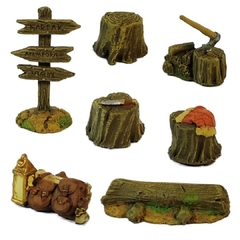 Kit Estradas do Reino - Com Pintura - Orgos Miniaturas | Miniaturas RPG