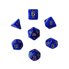 Conjunto de Dados Perolados - Orgos Miniaturas | Miniaturas RPG