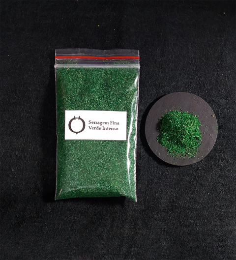 Serragem Fina Verde Intenso