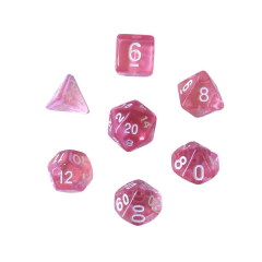 Conjuntos de Dados Translúcidos - Orgos Miniaturas | Miniaturas RPG