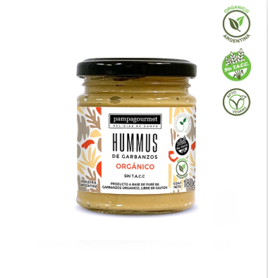 Humus de Garbanzo Orgánico - Pampa Gourmet