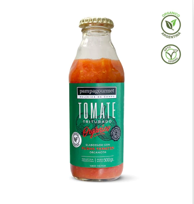 Tomate Triturado Orgánico - Pampa Gourmet 500gr