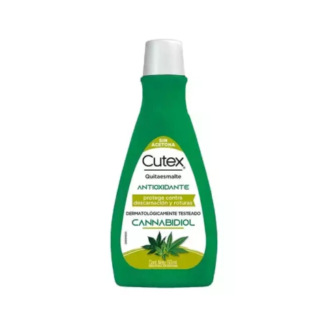 Quitaesmalte Cutex Cannabidiol x 100 ml.