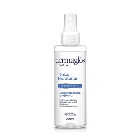 Tonico Dermaglos Hidratante x 200 ml.
