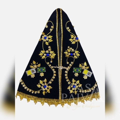 Manto de Nossa Senhora Aparecida edição Tradicional Básico 36cm