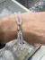 Terço de pulso de cristal de Aparecida 20cm - na internet