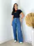 Calça Jeans Wide Leg - Donzellas Store - Loja de roupas de marcas femininas.