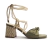 Sandália Feminina Salto Bloco Cetim Corda - My Shoes na internet
