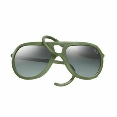 ÓCULOS ALERO DROP VERDE MILITAR COM LENTE ESPELHADA