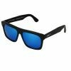 ÓCULOS ALERO QUADRATO PRETO COM LENTE ESPELHADA AZUL - comprar online