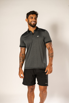 CAMISETA POLO POLIAMIDA DRY GRAFITE - comprar online