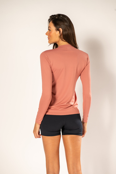 CAMISETA UV FEMININA MANGA LONGA ROSE - Overskin