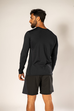 CAMISETA MANGA LONGA UV MASCULINA PRETA - comprar online