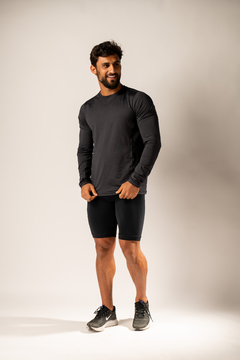 CAMISETA UV TÉRMICA MASCULINA PRETA na internet