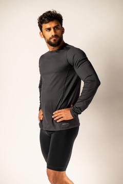CAMISETA UV TÉRMICA MASCULINA PRETA