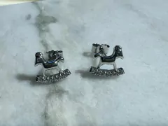 ARETES PLATA DE CABALLITO