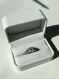 ANILLO DE COMPROMISO Y MATRIMONIAL 14kt