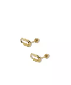 Broquel clip de oro 10kt