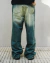 Image of GREEN TINTED DENIM