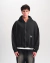 HOODIE ZIP BASIC - BLACK en internet