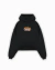 HOODIE U LOGO - BLACK