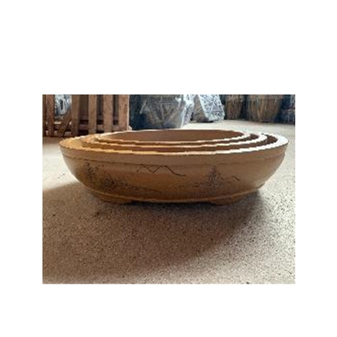 VASO OVAL CHINES 50x36x9 (RM102)