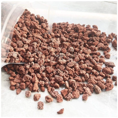 LAVA ROCK MEDIO 2 LITROS (3-6mm) VERMELHO - comprar online